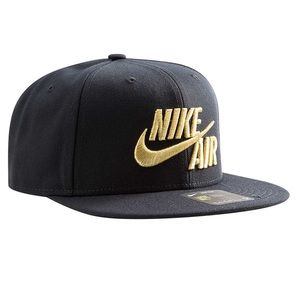 black and gold nike cap